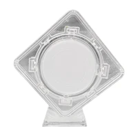 Clear Coin Display Acrylic Coin Storage Exhibition Home Display Swivel Bracket Transparent Viewing Acrylic Material 1