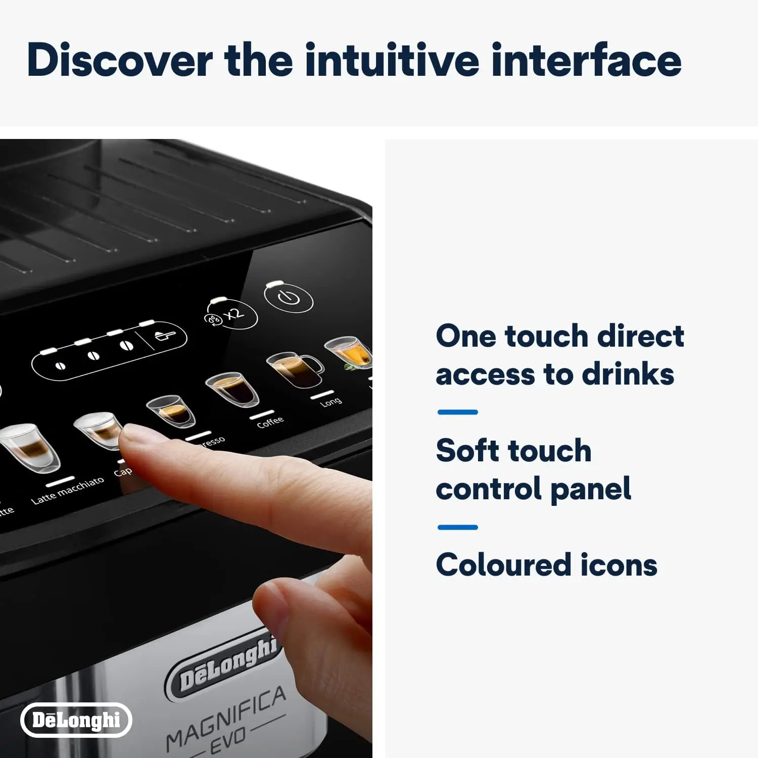 Description Picture 6 of itemDelonghi ECAM290.61.B 1.8L 250g Capacity 1450w 15 BAR Fully-Automatic Coffee Machine Maker Automatic Espresso Coffee Maker