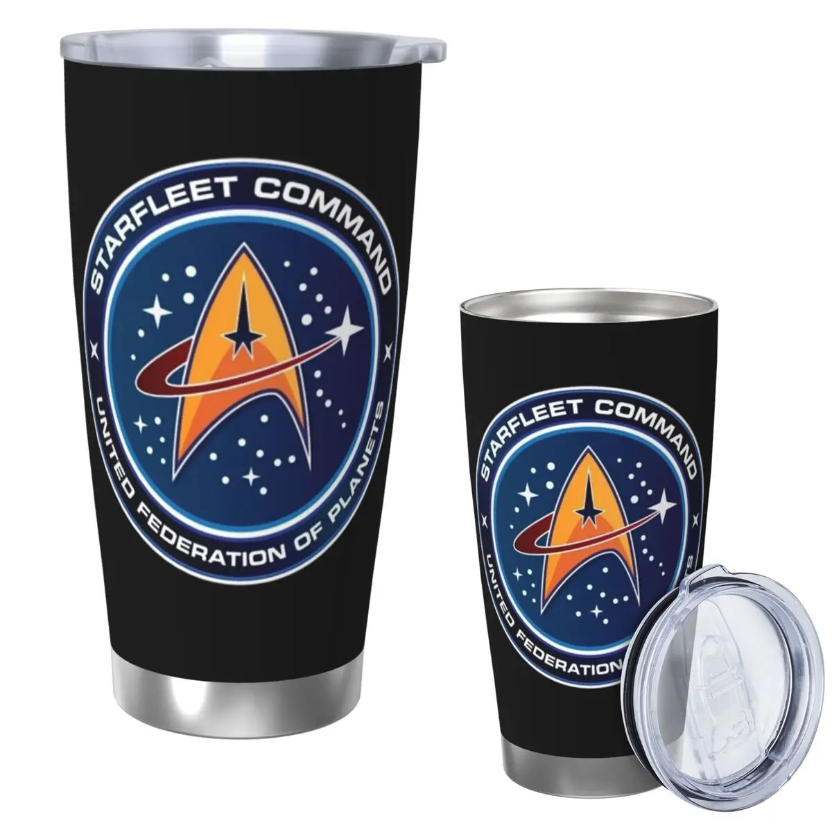 Star Trek Stainless Steel Vacuum Insulated Tumbler with Straw, 20oz