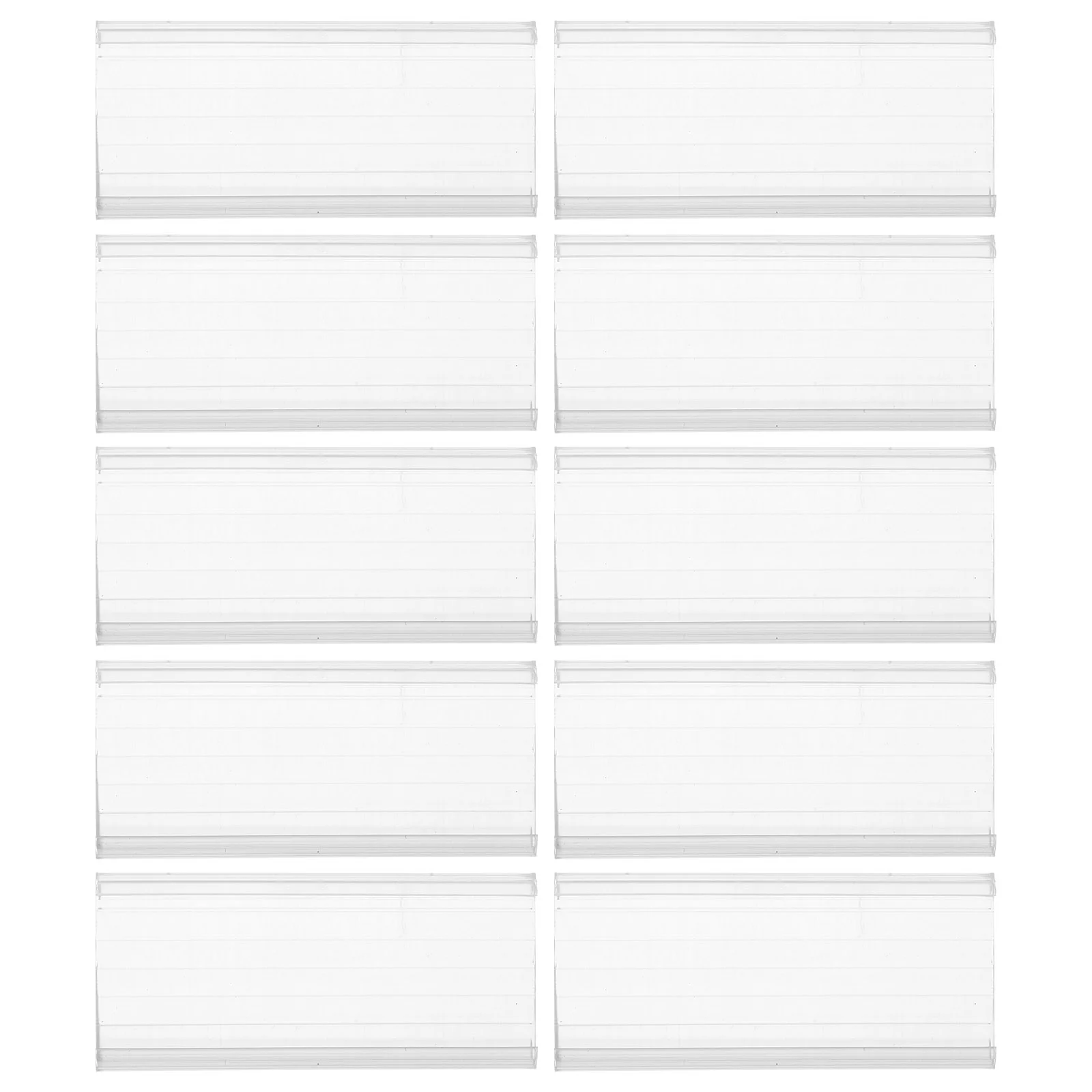 

20 Pcs Price Tag Stable Sign Holder Supermarket Labels Store Display Shelves for Shopping Mall Stand Stands Merchandise Shelf