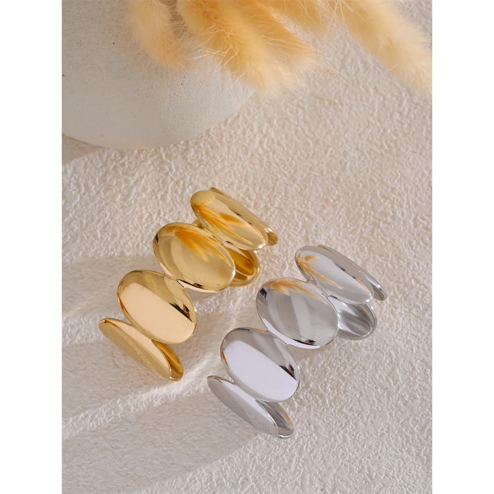 Yhpup Cuff Bracelet Made from Adjustable Stainless Steel