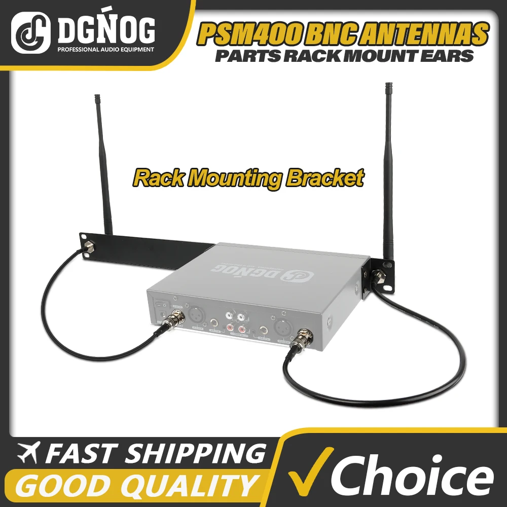 Wireless IEM System Parts Rack Mount Ears & BNC Antennas PSM400