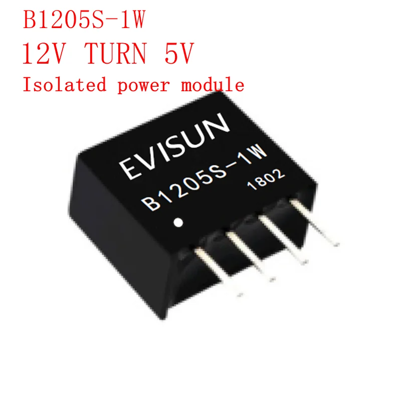 5PCS-100PCS B1205S-1W dc dc converter 12V to 5V 0.2a isolated dcdc power module ic chip