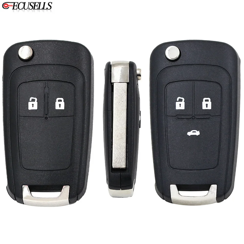 Key Case Car Key Shell Fits HU100 Blade For Opel Vauxhall 2/3B