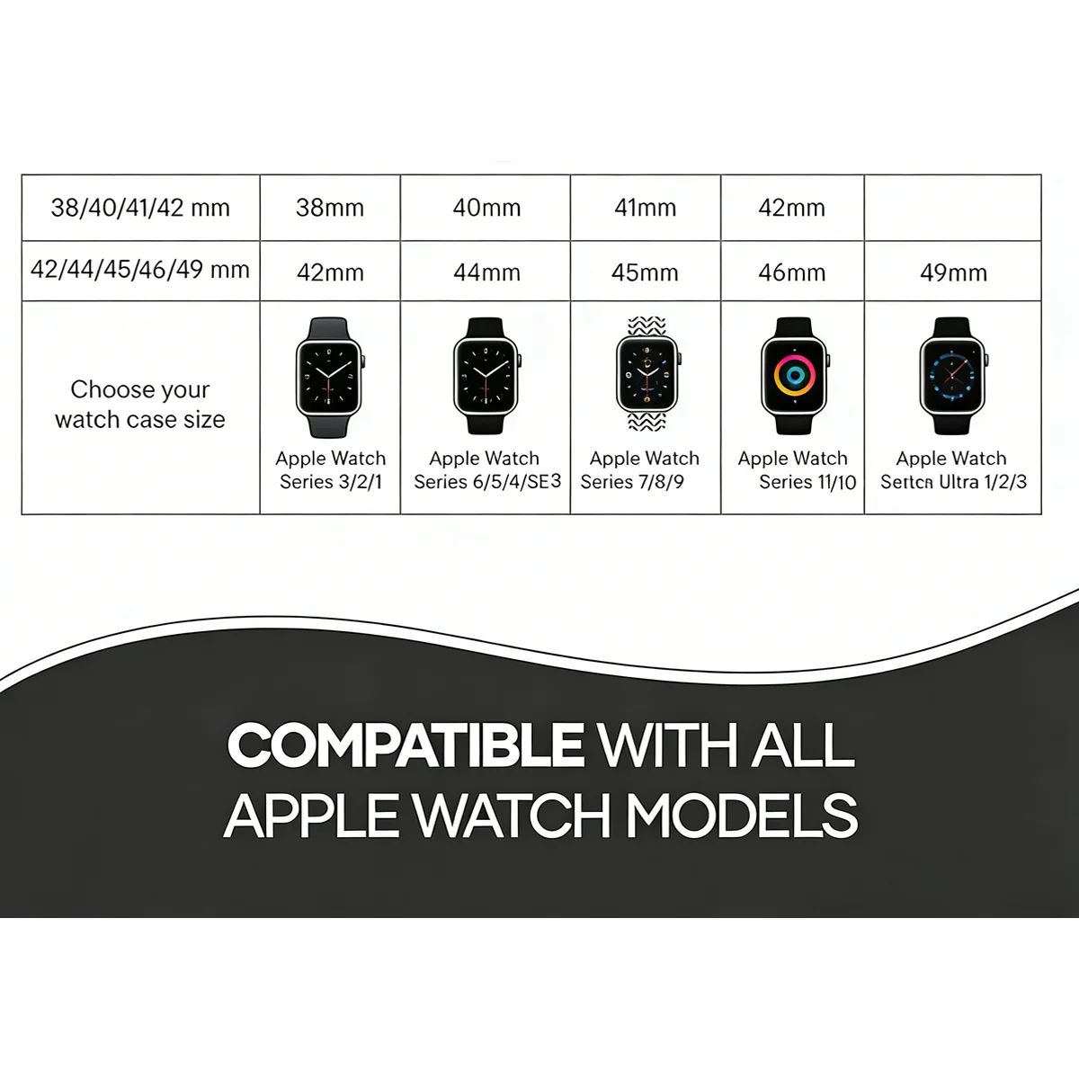Durable Nylon Loop Sport Band for Smartwatch Wrist Straps