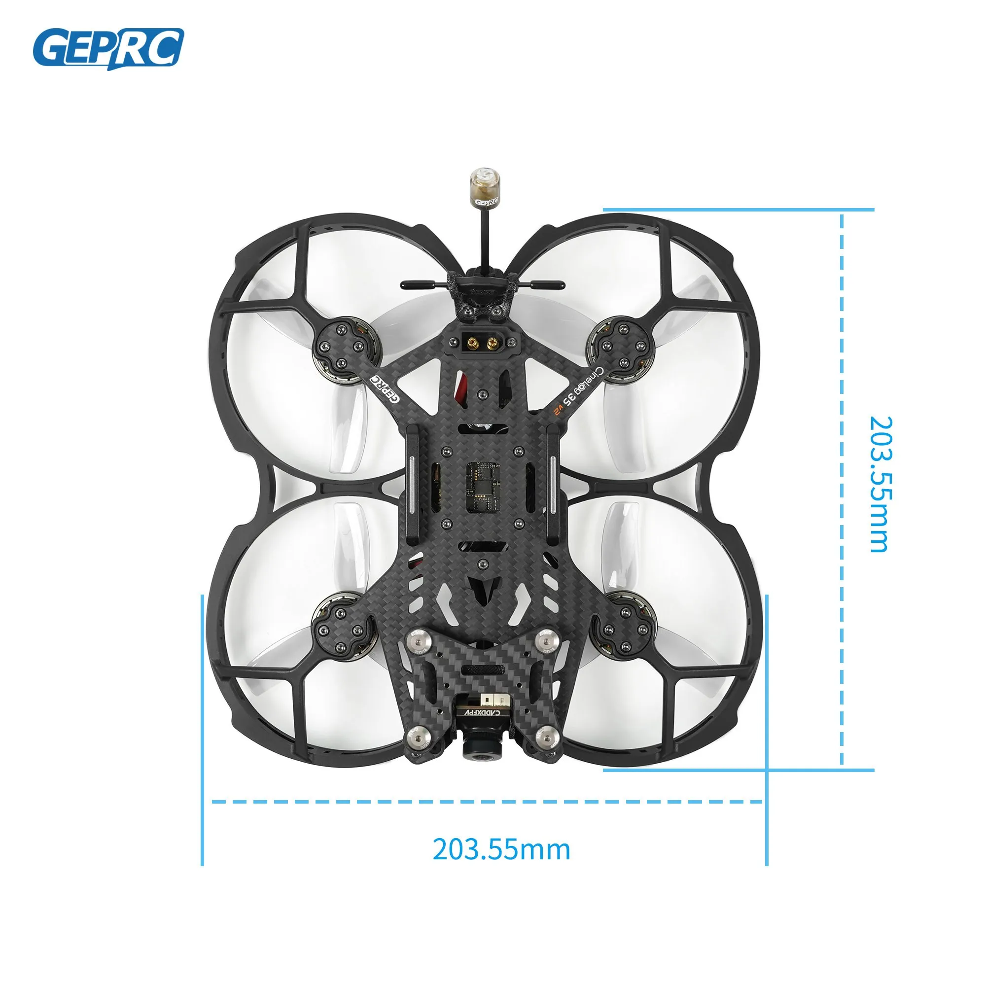 【超特セット】GEPRC CineLog35 アナログFPVドローン 系統図付 GEPRC CineLog35 V2 Analog FPV Drone - GEPRC