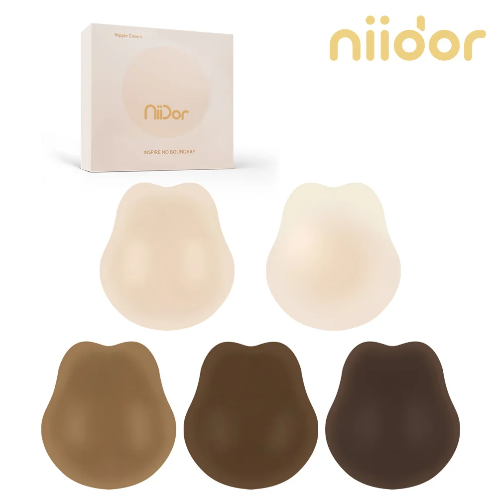 NiidorBunnyEarshapeNippleCoversReusableAdhesiveUltrathin