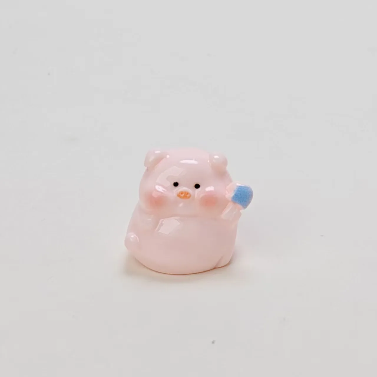 6pcs 귀여운 돼지 자동차 대시 보드 장식 핑크 Pigscar 대시 장식 홈 자동차 도어 후면보기 미러 장식 인테리어 액세서리