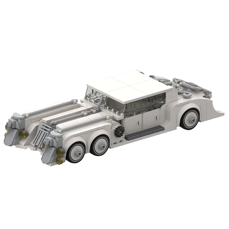 462 шт., Детский конструктор MOC White автомобиль Gentlemene Spirit Nemod