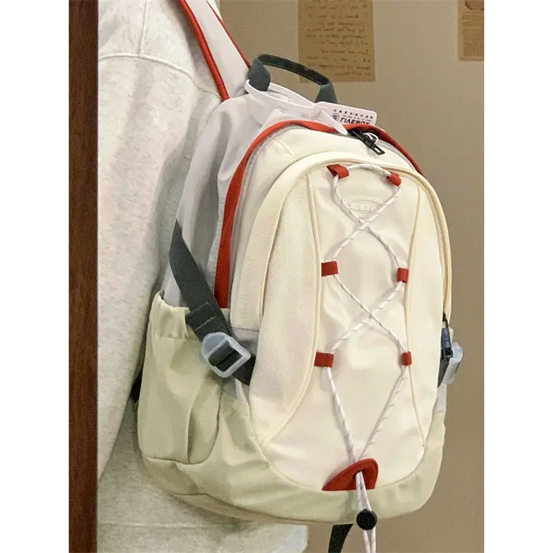 Miyagawa Lightweight Outdoor Causal Backpack Female College Student Backpacks 2024 Travel Large Capacity Computer Bags 2