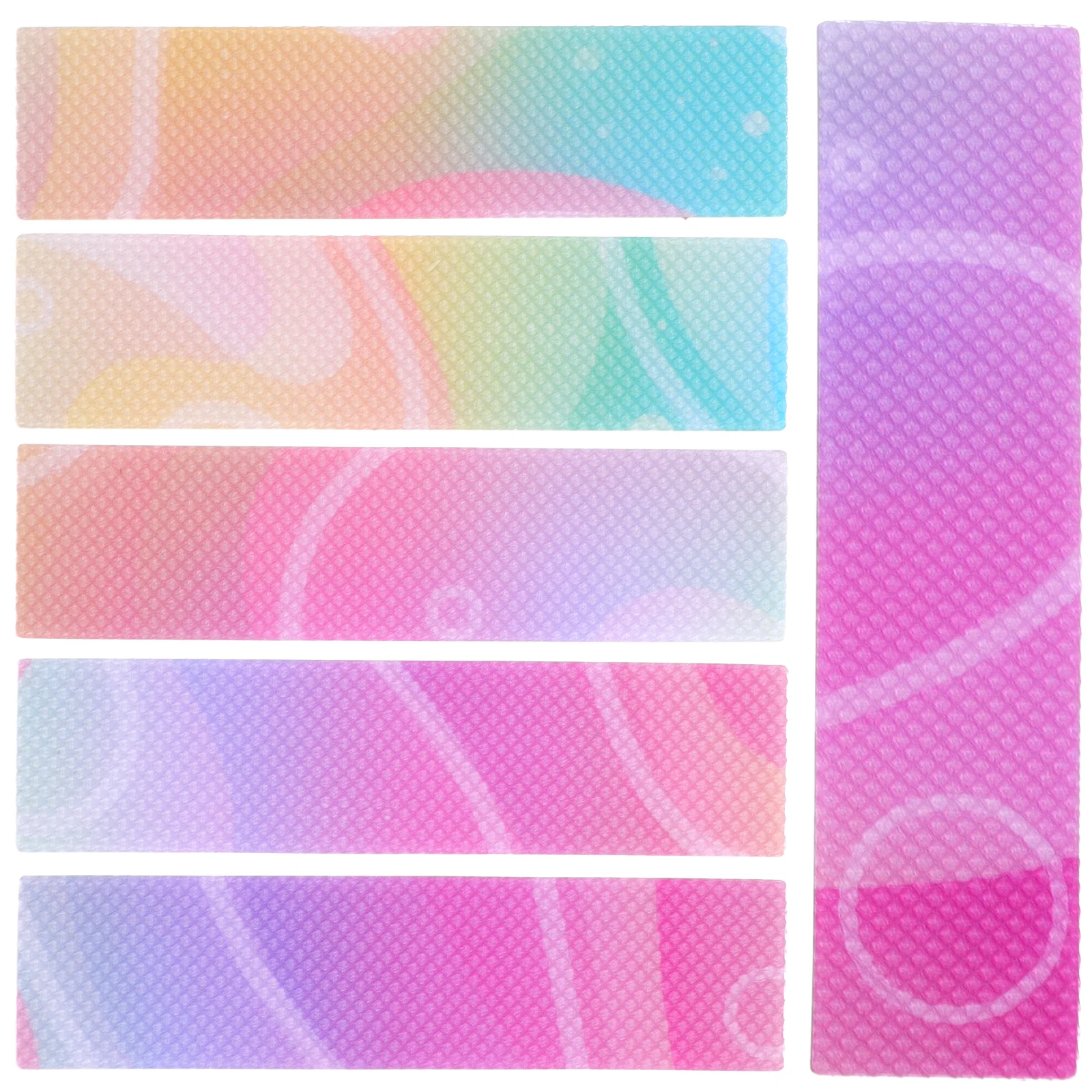 

6 Sheets Decompression Sensory Stickers Colorful Tape Pressure Relief Tool