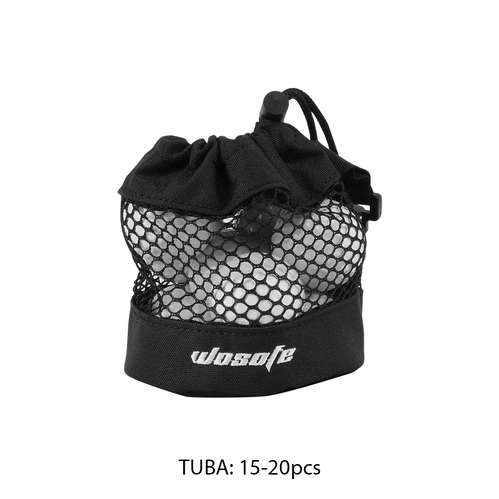 Black Golf Ball Pouch Bag 6