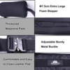 Nordic Hamstring Curl Strap – with Extra Large Foam Stopper Thick Neoprene Padding, Fits Various Doors, Enhances Leg Strength 3