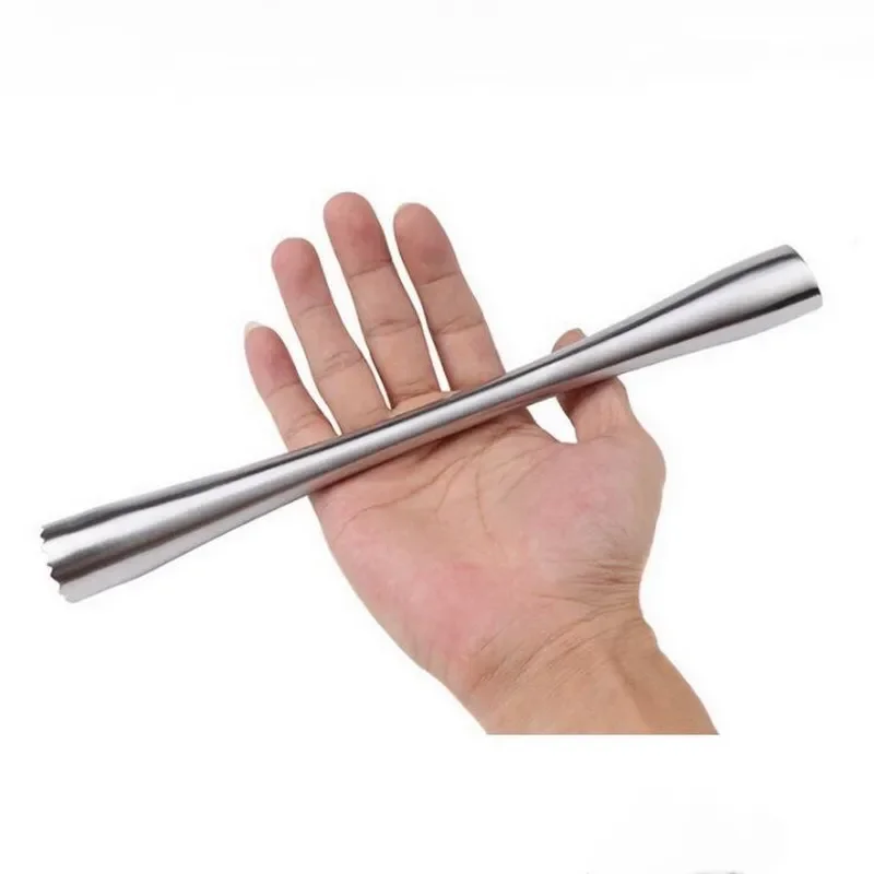 New Long Stainless Steel Bar Cocktail Broken Popsicle Fruit Muddlers Caipirinha Pestles