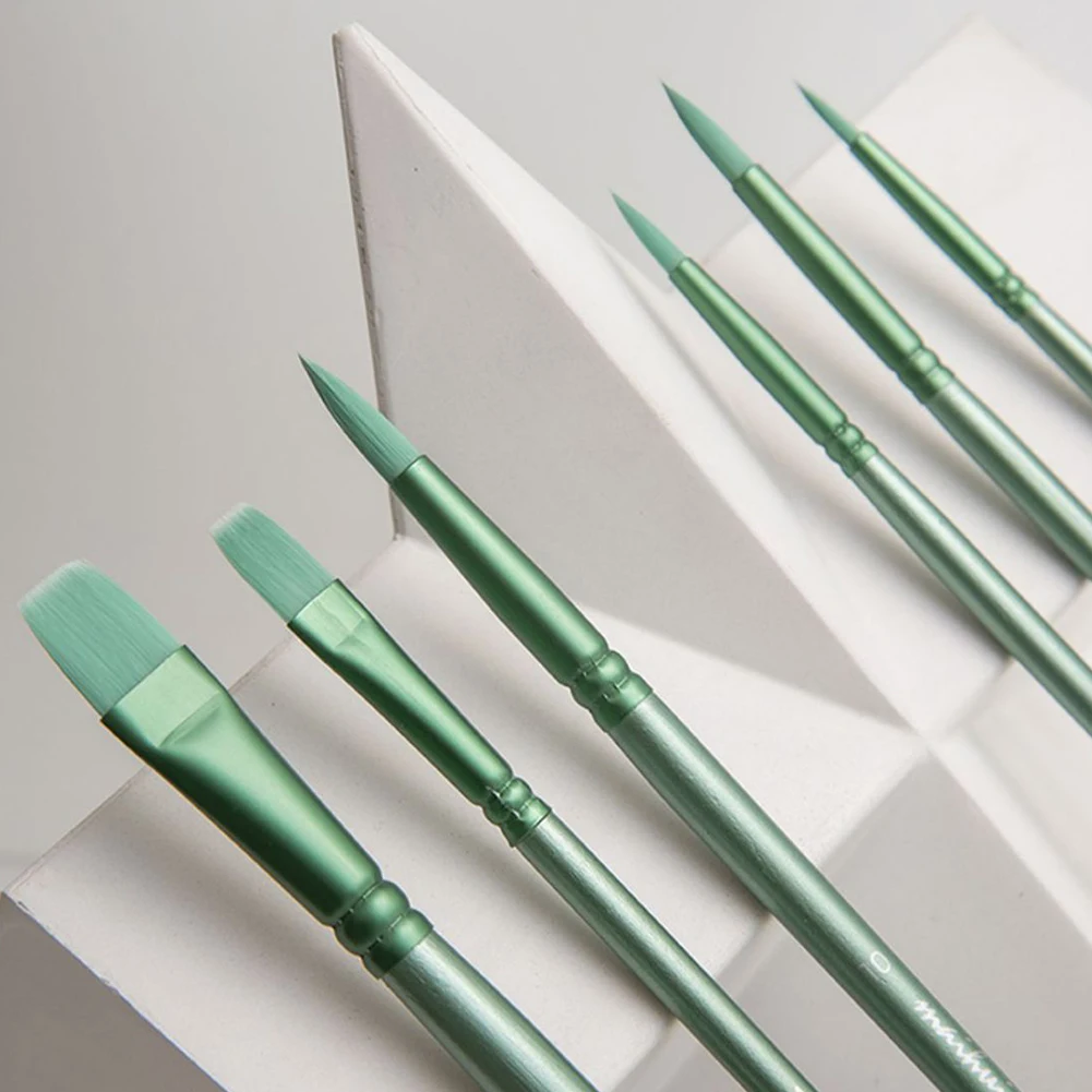 Painting Brushes Blending Brush 4/6Pcs For Acrylic Gouache Oil