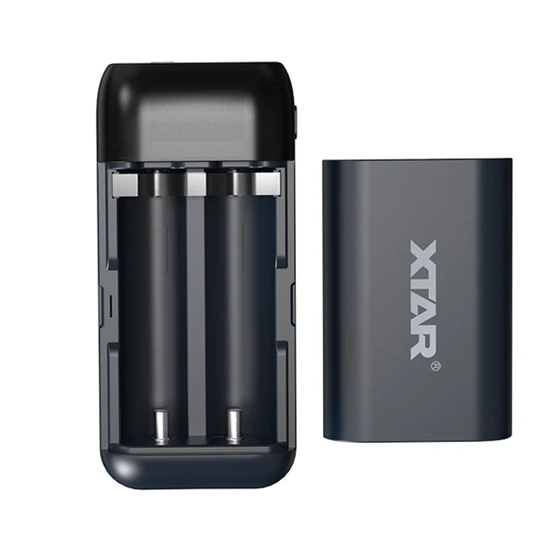 XTAR PB2SL 18650 Battery Charger Power Bank USB Type-C QC3.0/PD3.0 Quick Charging 21700 20700 18700 Batteries Chargers Powerbank