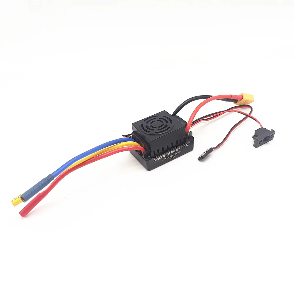 ESC bebeždžių 60A/80A/120A su XT60 arba T kištuku RC