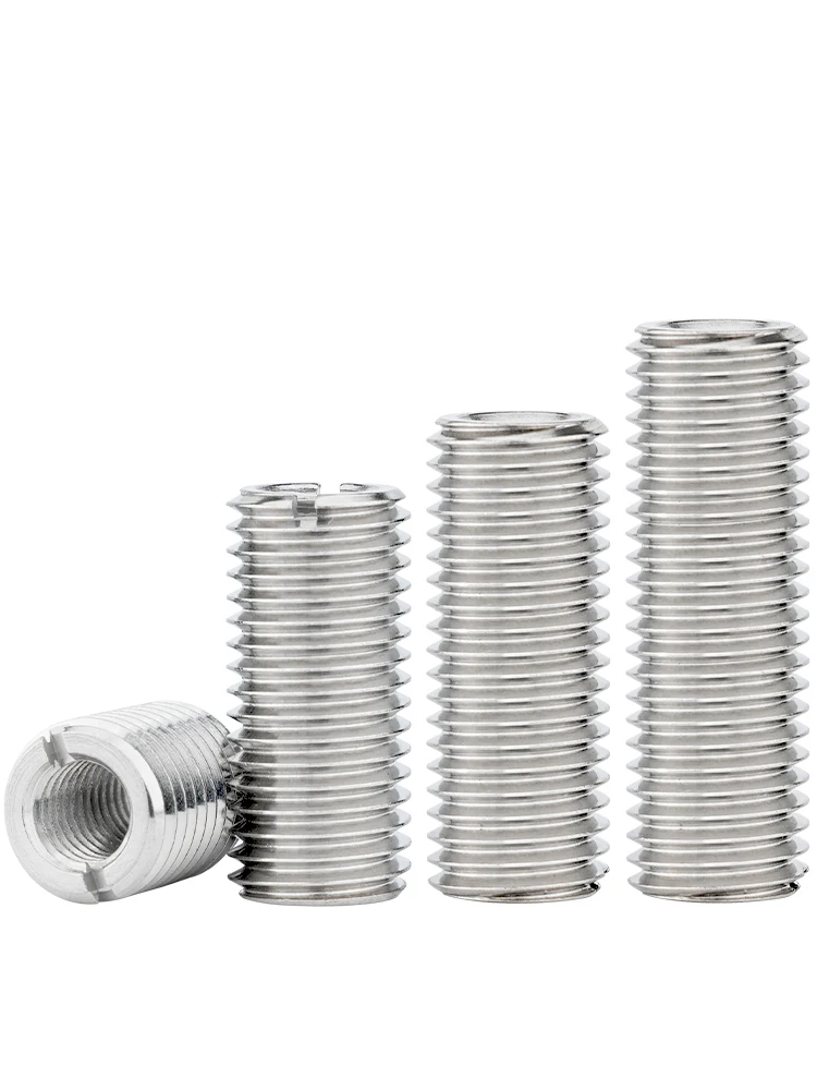 m2 m2.5 m3 m4 m5 m6 m8 m10 m12 304 a2 stainless steel sheath thread insert sleeves inner outer thread adapter screw reducing nut threaded insert nut insert nut thread adapter screw nuts