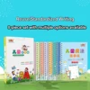 8 Books/set Of 3DChildren's Notebooks, Reusable Handwriting Exercises, Learning English, Magic Stationery, Calligraphy Statione 2