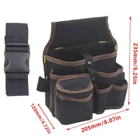 Multifunctional Tool Storage Bag Pouch Belt Electrician Toolkit Drill Waist Bag Wrench Screwdriver Hardware Tool Bags Organizer 2