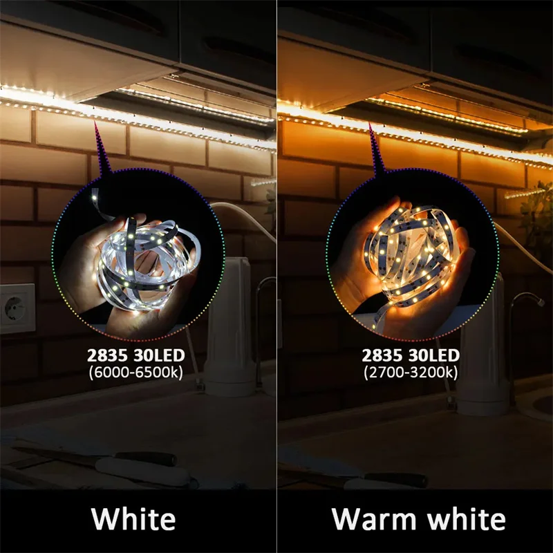 Versatile LED Strip Lights with Button Control – USB Powered, Multi-length Options