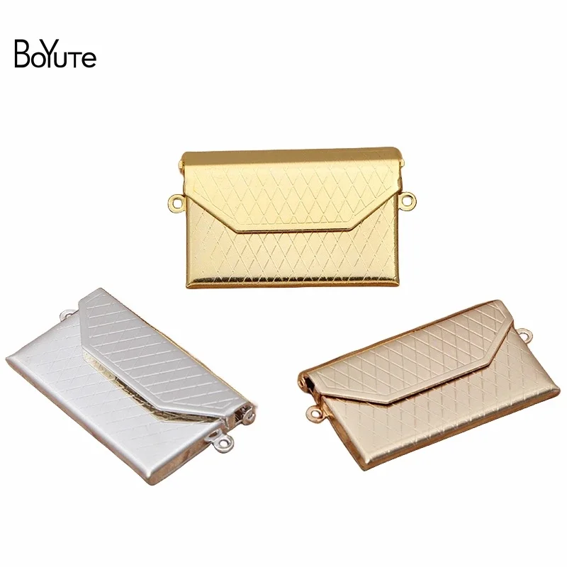 

BoYuTe (10 шт./лот) 32*38*8 мм металлический латунный плавающий кошелек, медальон, открытая фотография, Прямая продажа с фабрики