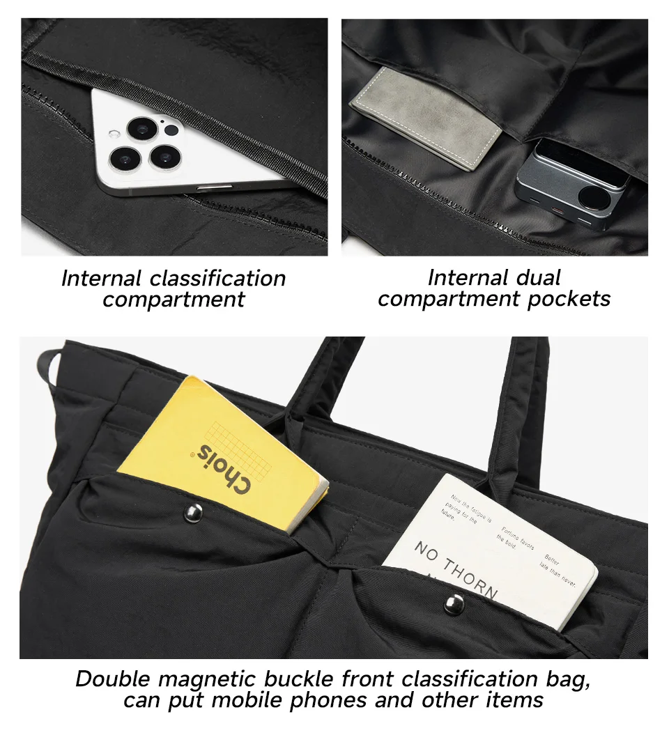 MATE ELAN Hochwertige große Herrenhandtasche 17,3 Zoll Laptop Aktentasche Große Kapazität Reise Umhängetasche Business Messenger Bags – Detail 7