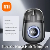 Xiaomi Mini Nose Hair Trimmer Rechargeable Men's Electric Nose Hair Trimmer Nose Scissors Shaver Cleaning Artifact Mini Unisex 1