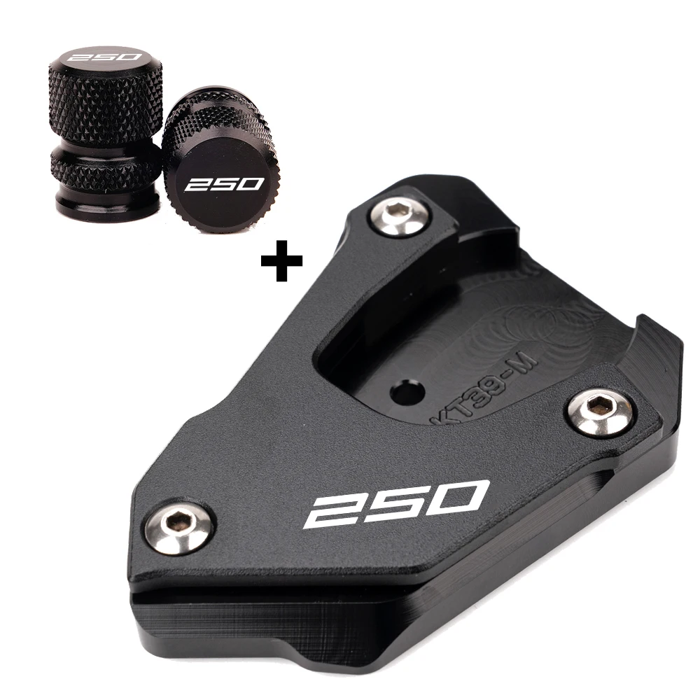KTM 250 390 어드벤처 250ADVENTURE 390ADVENTURE 250ADV 390ADV 2020-2024 오토바이 킥 스탠드 풋 사이드 스탠드 확대기 패드