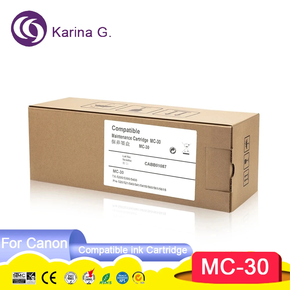 MC-30 MC 30 MC30 Compatible Maintenance Box Wast Ink Tank for TX-5200/5300/5400