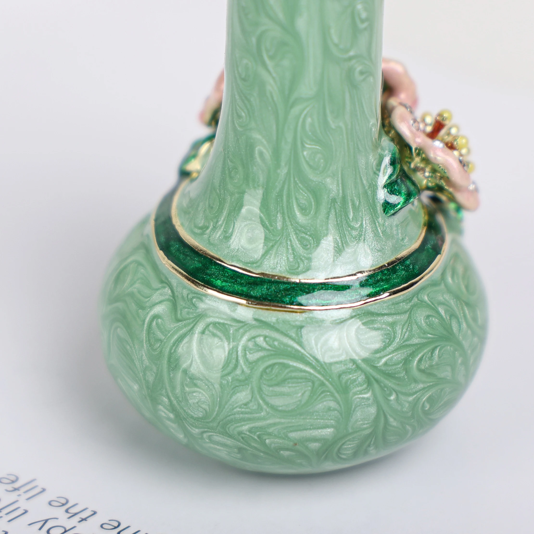Enamel Trinket Box Wedding Favor Handmade Home Decorative Gift Box Small Desk Gadget SHINNYGIFTS