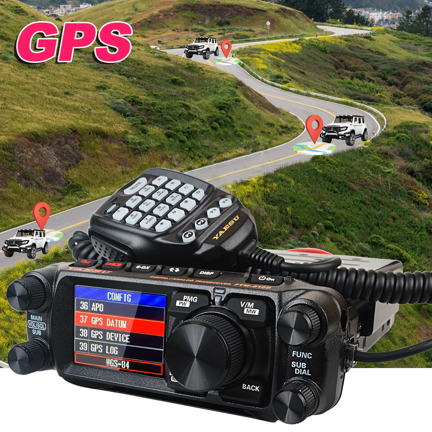 Walkie Talkie Yaesu FTM-510D ASP C4FM/FM 55/50W 144/430mhZ Dual