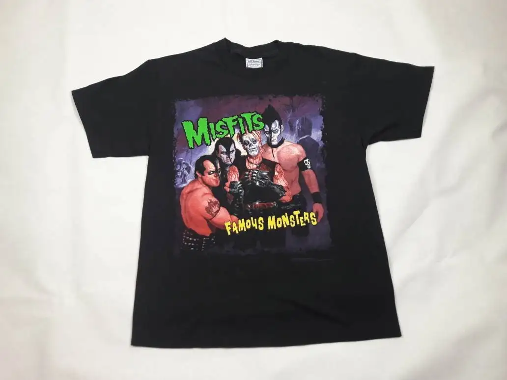T-Shirt Vintage 2000 Misfits Tour Punk Rock Danzig Crampi