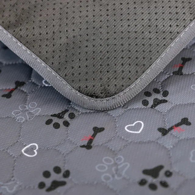 Reusable Dog Pee Pad Blanket Absorbent Diaper Washable Puppy Training Pad Pet Bed Urine Mat for Pet Car Seat Cover Pet Bed New 5