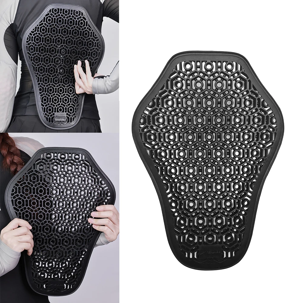 WOSAWE CE Motorcycle Protective Gear Insert Spine Back Protector Breathable Anti-fall Soft Armor Motorbike Bike Riding Pads