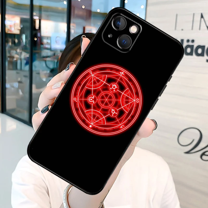 Fullmetal Alchemist Flamel Ouroboros Phone Case on For iPhone 13 12 11 Pro Max 8 6 7 Plus SE 2020 XR X XS MAX Soft Back Cover cases for iphone xr