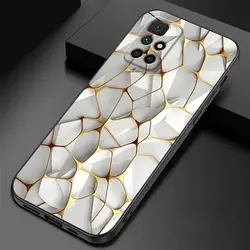 Elegant Marble Design Soft Cover - Fashionable Phone Case for Redmi 10 2022 (UUAZA01)
