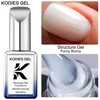 KODIES GEL Structure Gel Funny Bunny Rubber Base Gel Nail Polish 15ML Semi Permanent UV Soak Off Milky White Gellak for Manicure 1
