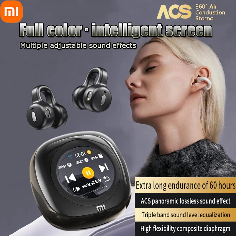 

Xiaomi CT11 LCD Wireless Headphones Bluetooth Earphones ANE+ENC Bone conduction Earbuds Noise Cancelling Sport Gaming Headset