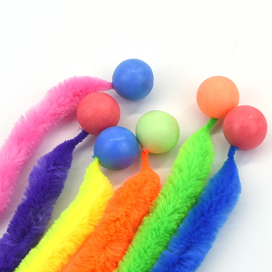 Title 6, Cat interactive toys Tickle Cat Colorful bounci...