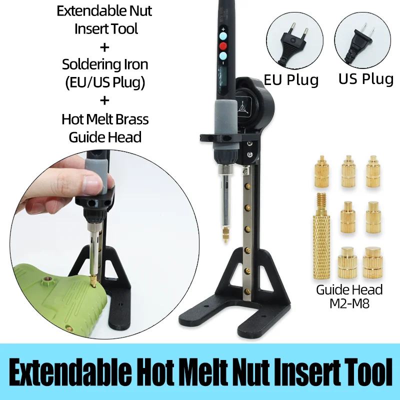 Inserts Tool Brass Heat Set Insert Nut Implantation Machine Adjustment ...