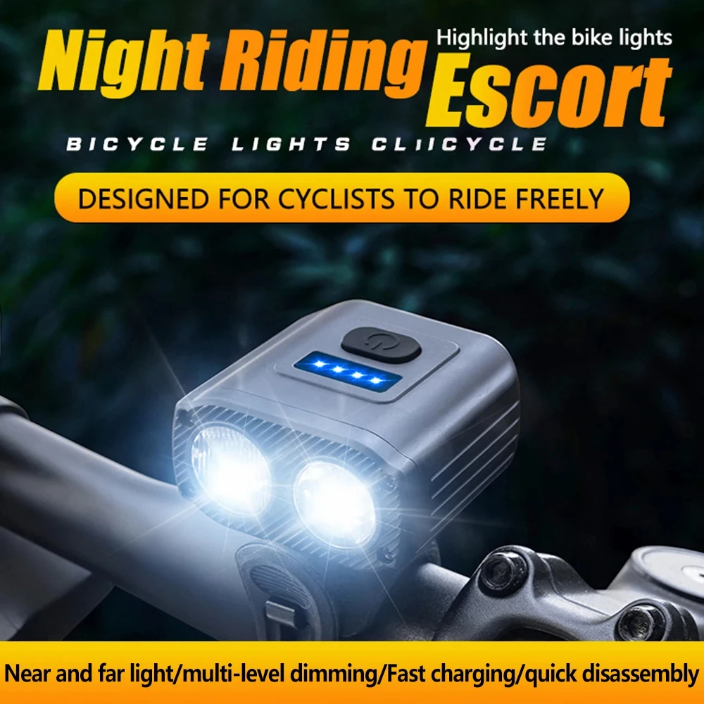 Rechargeable Cycling Headlight C-Type High Beam