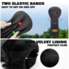Black Lucky Poker Design  High Quality Headcovers Embroidery Golf Club Driver Head Fariway Wood  Hybrid Head Covers 3 Wood Headc 4