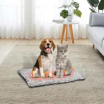 Self Warming Cat Bed Waterproof Self-Warming Pet Mat Reflects Pet Body Heat Pet Warmer Pad For Constant Temperature Washable 2