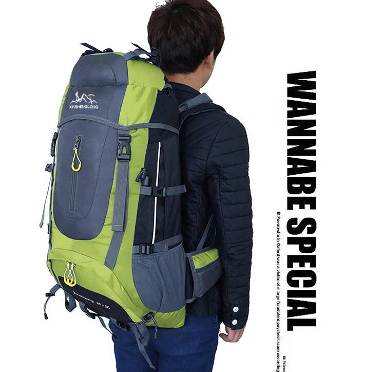 Description Picture 3 of itemLarge Camping Backpack Travel Bag Climbing Men Women Hiking Trekking Outdoor Mountaineering Sports Bags Shoulder Ruckdack Bag