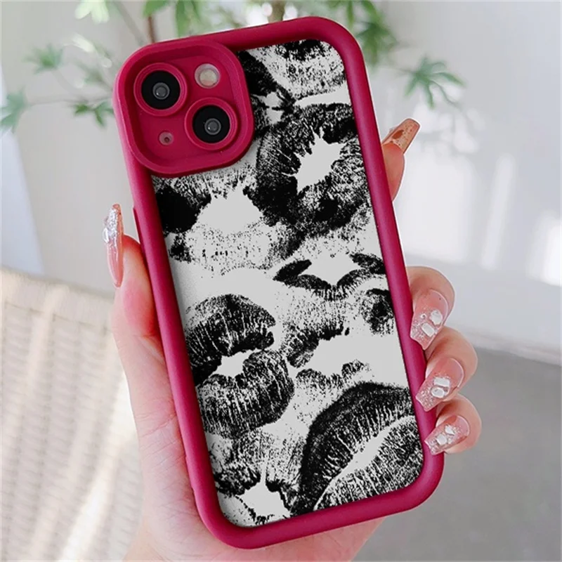Lips Kiss Print Phone Case