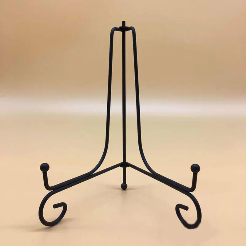 Iron Display Stand Metal Easel Stand for Picture Frame Decorative Plate  Book Photo Anti-Slip Display Dish Rack Shelf Home Decor - AliExpress
