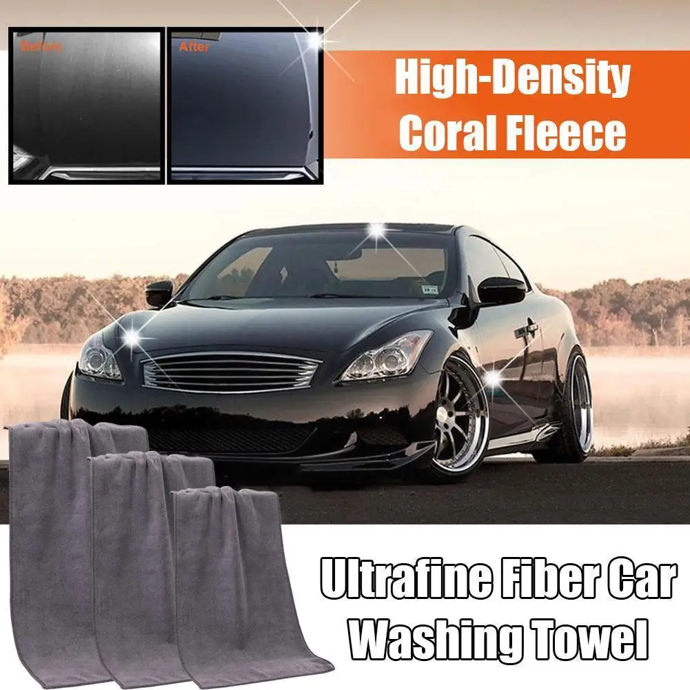 

1pcs Suede Car Towel Window Polishing Glass Mirror Cleaner Household Soft Towel Cloth Absorbent Washing Super Fiber Cleanin M4O5