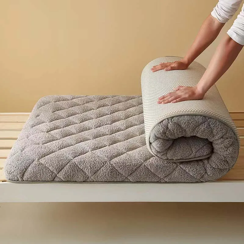 Xpnit Cama Extra Para Perro, Colchón Grueso, Cojín De Felpa, Para Perro, Tamaño Grande, Mediano Y Pequeño, Lavable (M, Gris