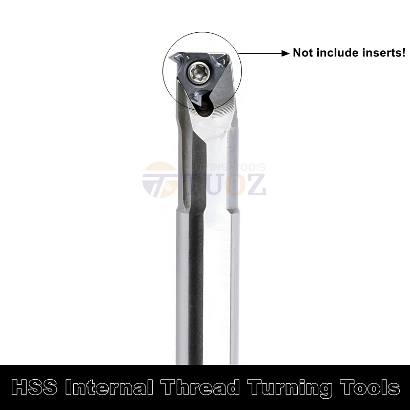 TUOZ HNR 내부 나사 가공 공구 0006K06 0008K08 0010K11 0012M11 0016Q16 0020R16 일반 HSS 내진형 선반 지지대